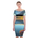 Gorgeous Lake Classic Short Sleeve Midi Dress View1