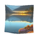 Gorgeous Lake Square Tapestry (Small) View1