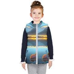 Gorgeous Lake Kids  Hooded Puffer Vest