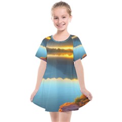 Gorgeous Lake Kids  Smock Dress