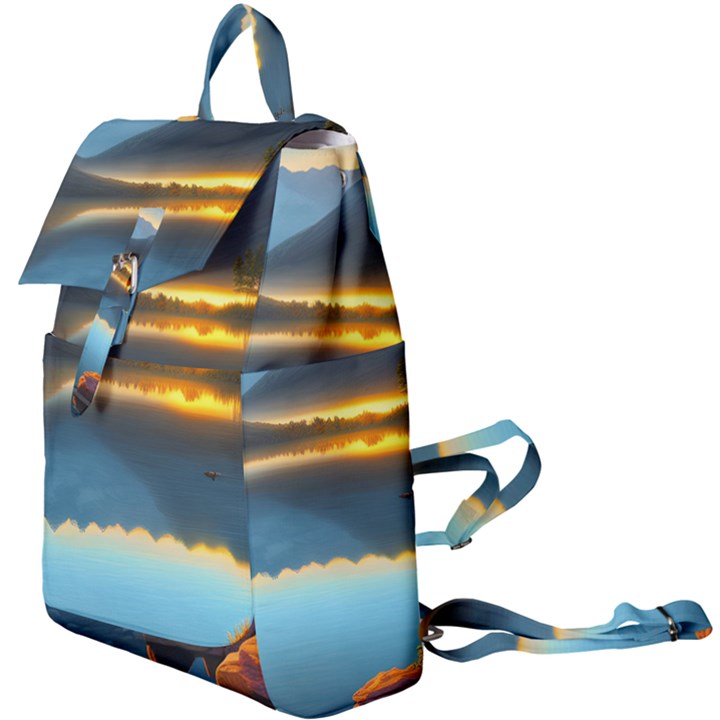 Gorgeous Lake Buckle Everyday Backpack