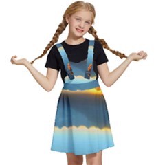 Gorgeous Lake Kids  Apron Dress