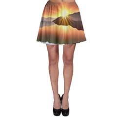 Majestic Lake Skater Skirt by GardenOfOphir