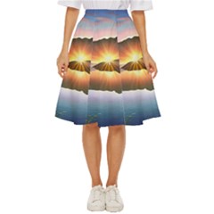 Majestic Lake Classic Short Skirt by GardenOfOphir