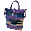 Astonishing Lake View Buckle Top Tote Bag View1