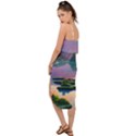 Astonishing Lake View Waist Tie Cover Up Chiffon Dress View2