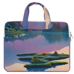 Astonishing Lake View Macbook Pro 13  Double Pocket Laptop Bag by GardenOfOphir