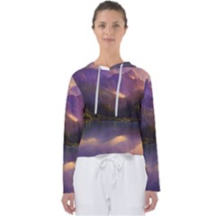 Colored Hues Sunset Women s Slouchy Sweat by GardenOfOphir