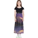 Colored Hues Sunset Kids  Flared Maxi Skirt View1