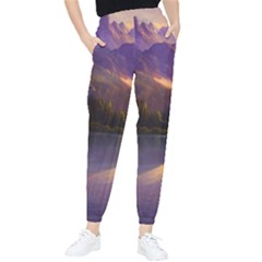 Colored Hues Sunset Tapered Pants by GardenOfOphir