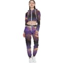 Colored Hues Sunset Cropped Zip Up Lounge Set View1