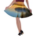 Distant Sunset A-line Skater Skirt View2