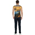 Distant Sunset Men s Raglan Cap Sleeve Tee View2