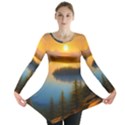 Distant Sunset Long Sleeve Tunic  View1