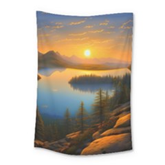 Distant Sunset Small Tapestry by GardenOfOphir