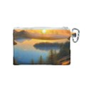 Distant Sunset Canvas Cosmetic Bag (Small) View2