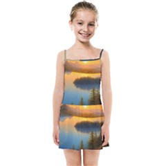 Distant Sunset Kids  Summer Sun Dress by GardenOfOphir