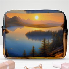 Distant Sunset Make Up Pouch (large) by GardenOfOphir