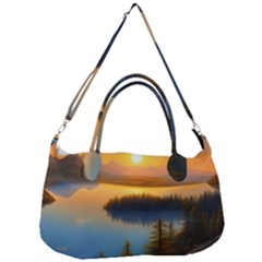 Distant Sunset Removal Strap Handbag by GardenOfOphir