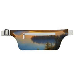 Distant Sunset Active Waist Bag by GardenOfOphir