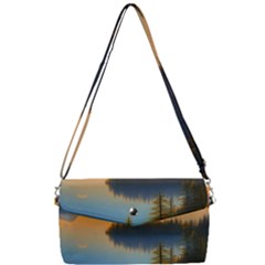 Distant Sunset Removable Strap Clutch Bag by GardenOfOphir