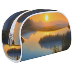 Distant Sunset Make Up Case (medium) by GardenOfOphir