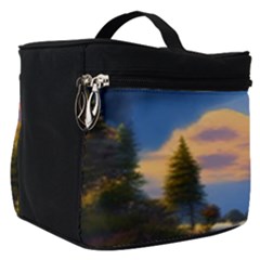 Beautiful Sunset Make Up Travel Bag (small) by GardenOfOphir