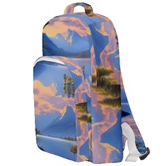 Beautiful Sunset Double Compartment Backpack by GardenOfOphir