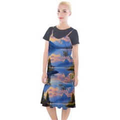 Beautiful Sunset Camis Fishtail Dress by GardenOfOphir