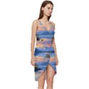 Beautiful Sunset Wrap Frill Dress View3