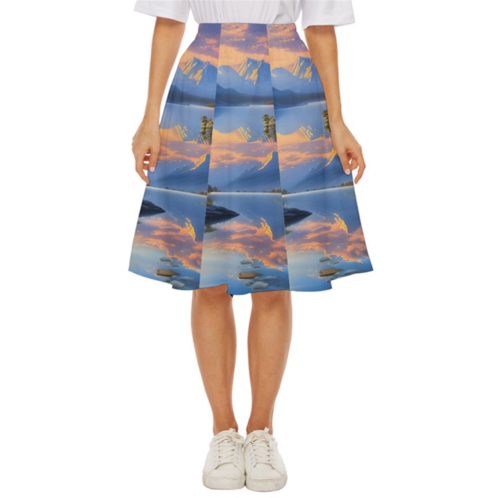 Beautiful Sunset Classic Short Skirt