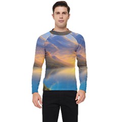 Benevolent Sunset Men s Long Sleeve Rash Guard by GardenOfOphir