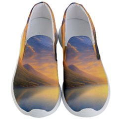 Benevolent Sunset Men s Lightweight Slip Ons by GardenOfOphir