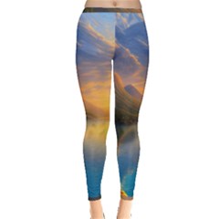 Benevolent Sunset Inside Out Leggings by GardenOfOphir