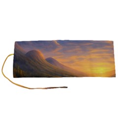 Benevolent Sunset Roll Up Canvas Pencil Holder (s) by GardenOfOphir