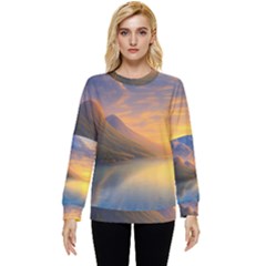 Benevolent Sunset Hidden Pocket Sweatshirt by GardenOfOphir