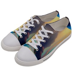 Breathtaking Sunset Women s Low Top Canvas Sneakers by GardenOfOphir