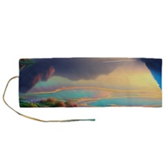 Breathtaking Sunset Roll Up Canvas Pencil Holder (m) by GardenOfOphir