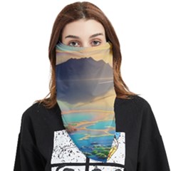 Breathtaking Sunset Face Covering Bandana (triangle) by GardenOfOphir