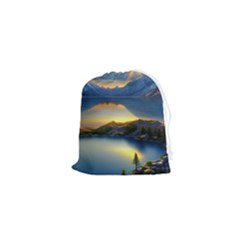 Crimson Sunset Drawstring Pouch (xs) by GardenOfOphir