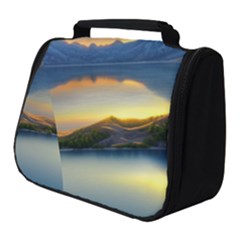 Crimson Sunset Full Print Travel Pouch (small) by GardenOfOphir