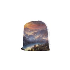 Dusty Sunset Drawstring Pouch (xs) by GardenOfOphir