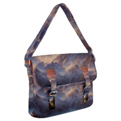 Dusty Sunset Buckle Messenger Bag by GardenOfOphir