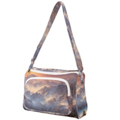 Dusty Sunset Front Pocket Crossbody Bag by GardenOfOphir