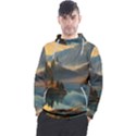 Dazzling Sunset Men s Pullover Hoodie View1