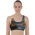 Dazzling Sunset Back Weave Sports Bra View1