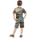 Dazzling Sunset Kids  Tee and Shorts Set View2