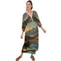 Dazzling Sunset Grecian Style  Maxi Dress View1