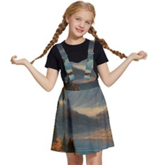 Dazzling Sunset Kids  Apron Dress