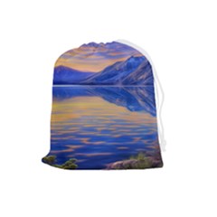 Dramatic Sunset Drawstring Pouch (large) by GardenOfOphir